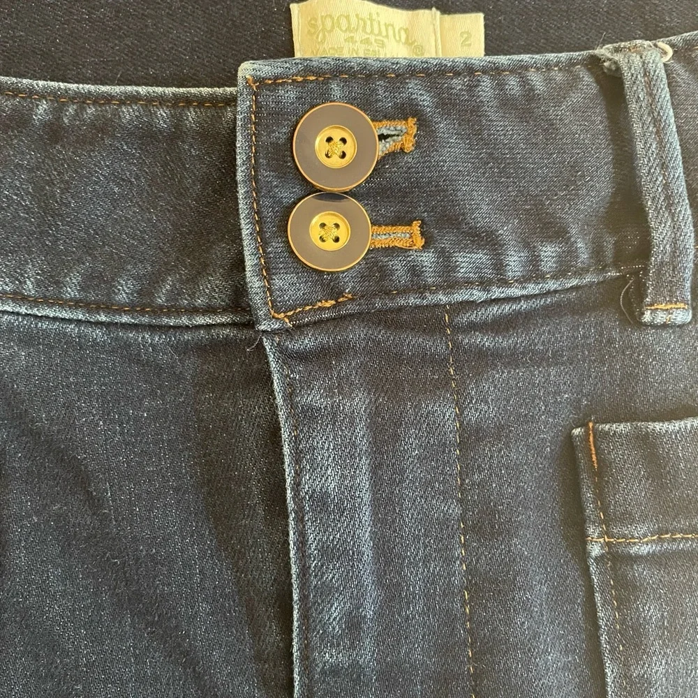 Spartina 449 Juliette High Rise Jean Ocean Palm Wash - Picture 7 of 10